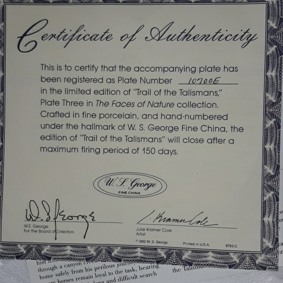 Bradford Exchange  Native American - Picture 4 of 5